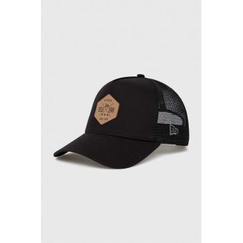 New Era șapcă culoarea negru, cu imprimeu 12523902.BLK-BLK