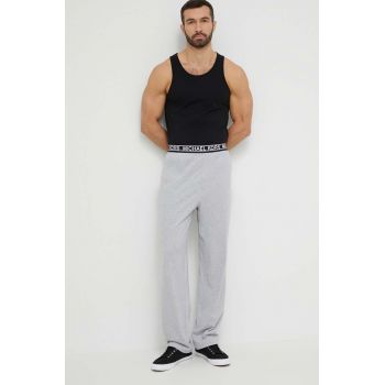 Michael Kors pantaloni de lounge culoarea gri, cu imprimeu ieftini