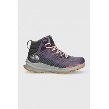 The North Face pantofi Vectiv Fastpack Mid Futurelight femei, culoarea violet