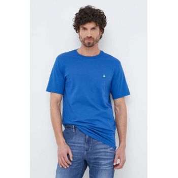 United Colors of Benetton tricou din bumbac neted