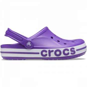 Saboti Crocs Bayaband Clog Mov - Neon Purple/White