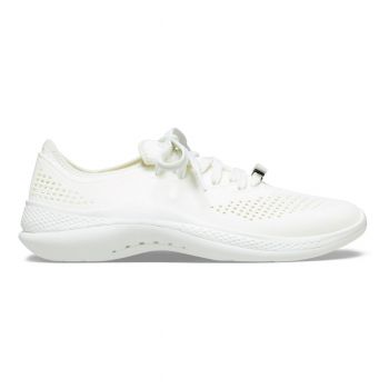 Pantofi Crocs LiteRide 360 Pacer W Alb - Almost White/Almost White