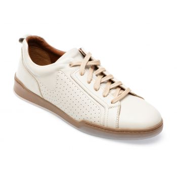 Pantofi GRYXX albi, 33774, din piele naturala ieftini