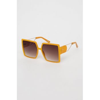 Aldo ochelari de soare Annerelia femei, culoarea galben