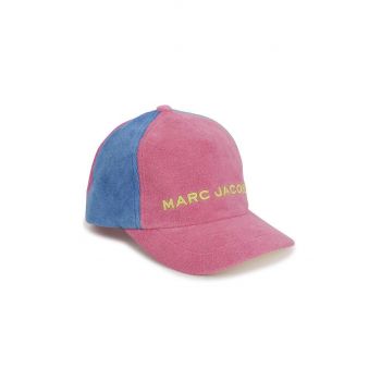 Marc Jacobs caciula de bumbac pentru copii culoarea roz, neted