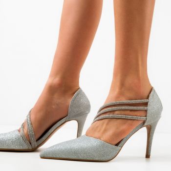 Pantofi dama Lazaros Argintii