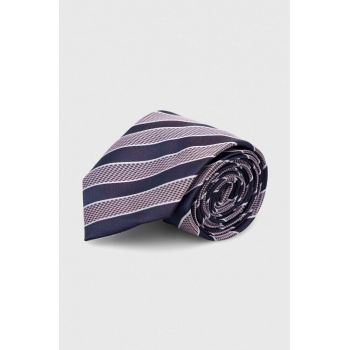 BOSS cravata culoarea violet ieftina