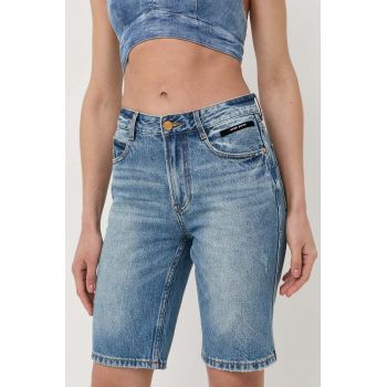 Miss Sixty pantaloni scurti jeans femei, neted, high waist