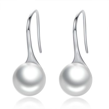 Cercei din argint Elegant Pearls white ieftin