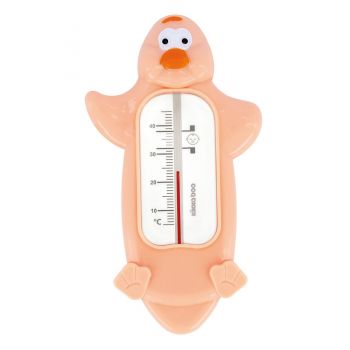 Termometru de baie si camera KikkaBoo Penguin Pink
