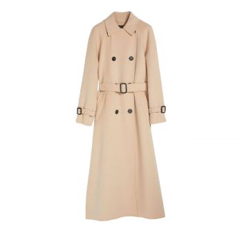 Double-Faced Wool Fabric Coat 34
