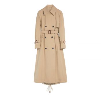 Water-Repellent Cotton Twill Trench Coat 34