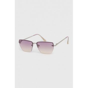Aldo ochelari de soare TROA femei, culoarea violet, TROA.530