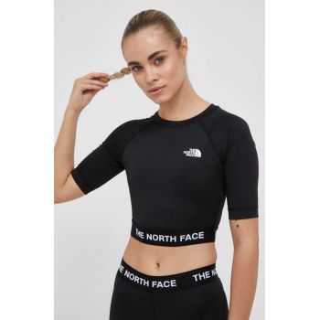 The North Face tricou de antrenament culoarea negru