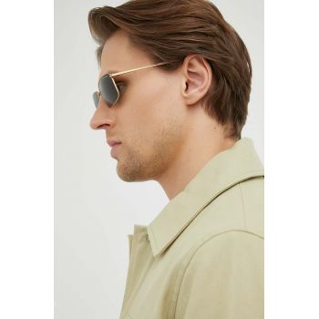 Armani Exchange ochelari de soare barbati, culoarea bej