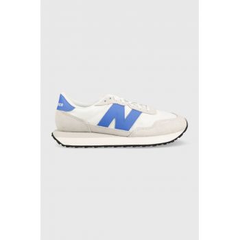 New Balance sneakers MS237BQ culoarea alb
