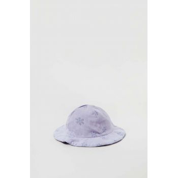 OVS pălărie din bumbac pentru copii culoarea violet, bumbac