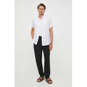 Pepe Jeans camasa de in culoarea alb, cu guler clasic, regular ieftina