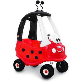 Masinuta fara pedale pentru copii, 2-5 ani, gargarita, cozy coupe, Little tikes Ladybird 17305