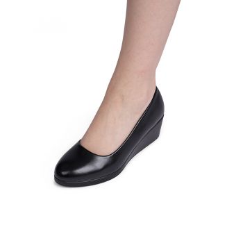 Pantofi dama din piele ecologica Negri Natisha Marimea 38
