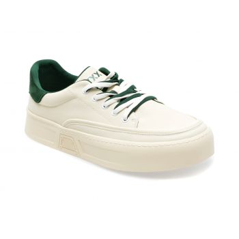 Pantofi GRYXX albi, F066, din piele naturala