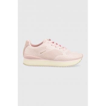 Gant sneakers Bevinda culoarea roz, 26538870.G56