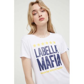 LaBellaMafia tricou femei, culoarea alb