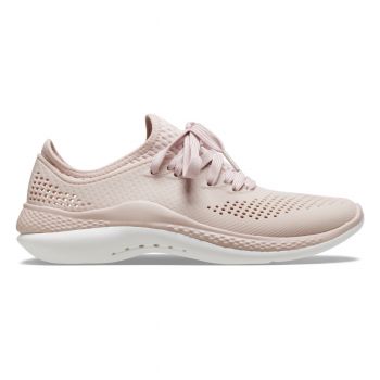 Pantofi Crocs LiteRide 360 Pacer W Roz - Pink Clay/White