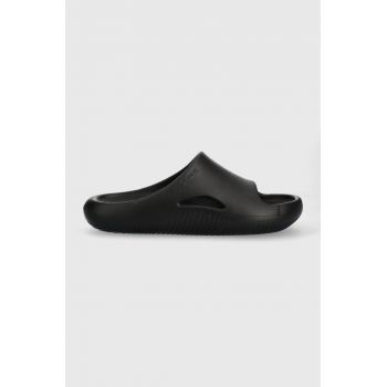 Crocs papuci Mellow Slide femei, culoarea negru 208392