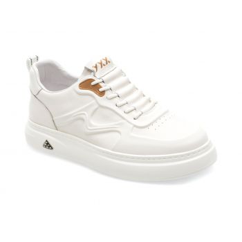 Pantofi GRYXX albi, 3151, din piele naturala ieftini