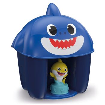 Jucarie Baby Shark cu 6 cuburi si figurina, Clementoni, Multicolor