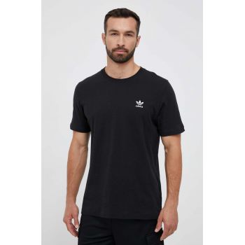 adidas Originals tricou din bumbac culoarea negru, cu imprimeu