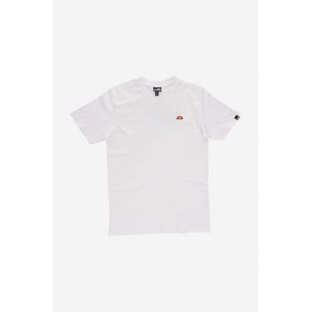 Ellesse tricou din bumbac culoarea alb, cu imprimeu SHR17632-WHITE