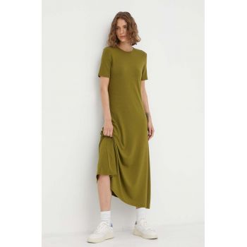 Marc O'Polo rochie culoarea verde, maxi, evazati ieftina