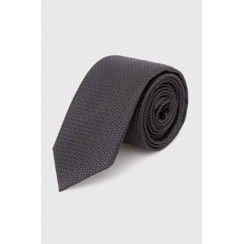 HUGO cravata de matase culoarea negru ieftina