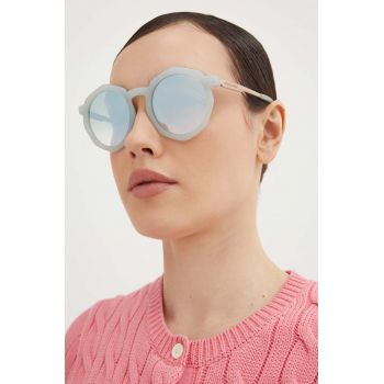 Armani Exchange ochelari de soare femei, culoarea gri