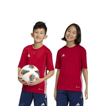adidas Performance tricou copii culoarea rosu, cu imprimeu