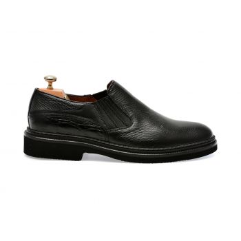 Pantofi LE COLONEL negri, 61730, din piele naturala la reducere