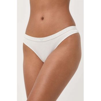 Emporio Armani Underwear tanga 2-pack culoarea bej