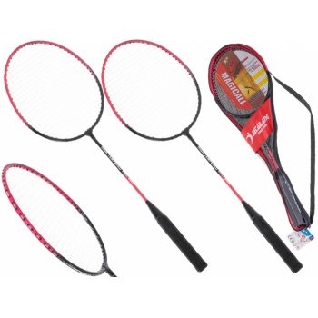 Set Rachete de badminton cu husa Red