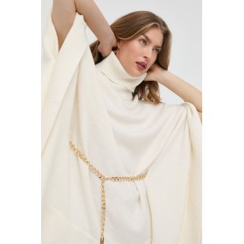 MICHAEL Michael Kors poncho din amestec de lana femei, culoarea bej, light de firma original