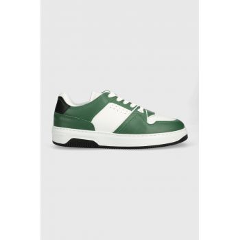 Copenhagen sneakers din piele culoarea verde, CPH167M vitello