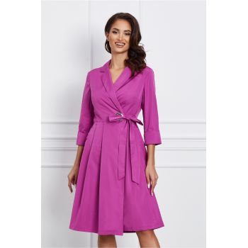 Rochie Deyra violet tip sacou la reducere