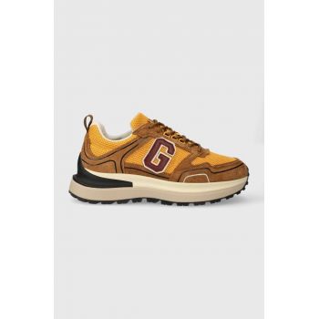 Gant sneakers Cazidy culoarea galben, 27633205.G180