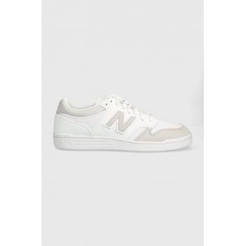 New Balance sneakers BB480LKA culoarea alb