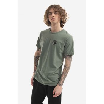 Fjallraven tricou culoarea verde, cu imprimeu F87313.614-614