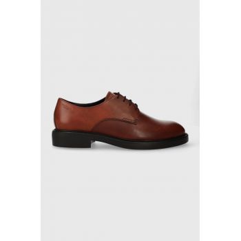 Vagabond Shoemakers pantofi de piele ALEX M barbati, culoarea maro, 5266.201.27
