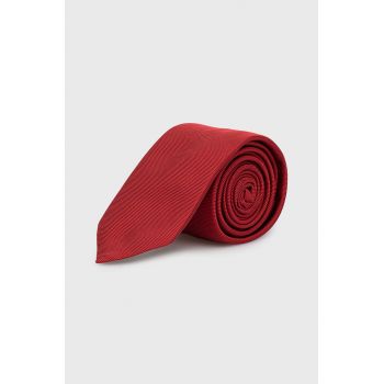 HUGO cravata de matase culoarea rosu ieftina