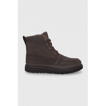 UGG ghete de piele barbati, culoarea maro