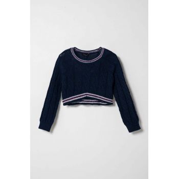 Sisley pulover pentru copii din amestec de lana light
